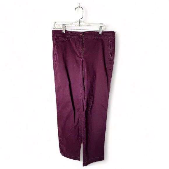 Talbots - Purple Trousers - Sz. 6 - Picture 2 of 10